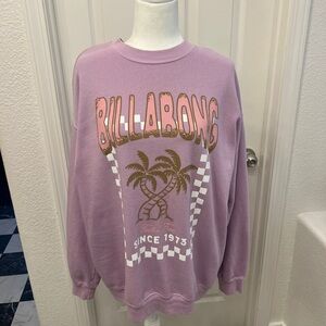 Billabong Lavender Fleece Sweatshirt